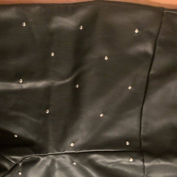 NWT Additonelle Faux Leather Leggings - Picture 4 of 4